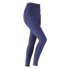 Shires Aubrion Hudson Riding Tights Navy