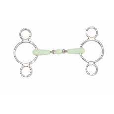 EquiKind Peanut Two Ring Gag Bit