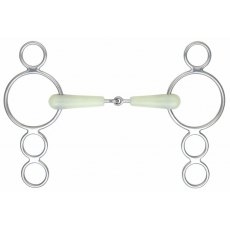 EquiKind Three Ring Jointed Dutch Gag Bit