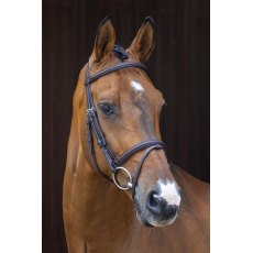 Velociti Lusso Padded Raised Flash Bridle 