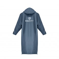 Equidry All Rounder Jacket with Fleece Hood Junior Steel Blue/Grey