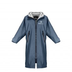 Equidry All Rounder Jacket with Fleece Hood Junior Steel Blue/Grey