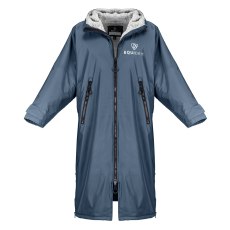 Equidry All Rounder Jacket with Fleece Hood Junior Steel Blue/Grey Equidry All Rounder Jacket with Fleece Hood Junior Steel Blue/Grey