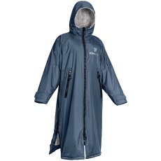Equidry All Rounder Jacket with Fleece Hood Junior Steel Blue/Grey Equidry All Rounder Jacket with Fleece Hood Junior Steel Blue/Grey