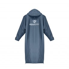 Equidry All Rounder Jacket with Fleece Hood Steel Blue/Grey