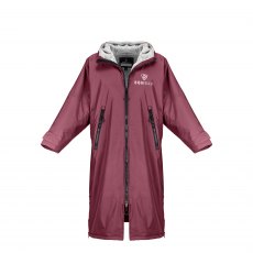 Equidry All Rounder Jacket with Fleece Hood Burg/Grey