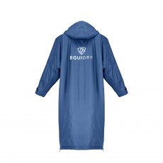Equidry All Rounder Jacket with Fleece Hood Junior Ink Blue/Grey