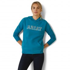 Ariat Ladies 3D Logo 2.0 Hoodie Mosaic Blue  