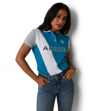 Ariat Ladies Taryn Polo Mosaic Blue 