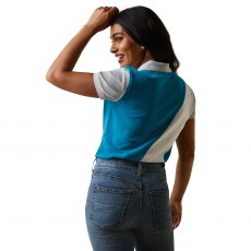 Ariat Ladies Taryn Polo Mosaic Blue 