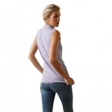 Ariat Ladies Prix Sleeveless Polo Heirloom Lilac  