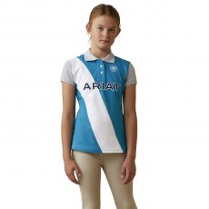 Ariat Junior Taryn Polo Mosaic Blue 