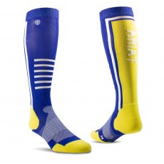 AriatTek Slimline Performance Socks Surf The Web/Primrose