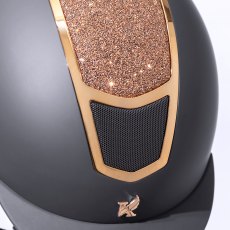 Karben Valentina Riding Hat Black/Rose Gold