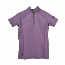 Aubrion Team Short Sleeve Base Layer Junior Mauve 