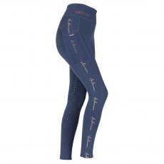 Aubrion Team Rhythm Riding Tights Navy 