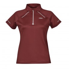 Weatherbeeta Victoria Premium Short Sleeve Top Maroon 