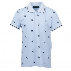 Dublin Elyse Junior Short Sleeve Polo Bluebell