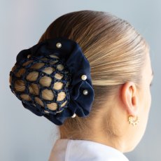 Equetech Satin Deluxe Pearl Scrunchie