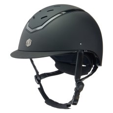 Charles Owen Kylo Riding Hat Black Matt/Black Gloss  Charles Owen Kylo Riding Hat Black Matt/Black Gloss
