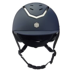 Charles Owen Kylo Riding Hat Navy Matt/Pewter  Charles Owen Kylo Riding Hat Navy Matt/Pewter