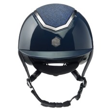 Charles Owen Kylo Riding Hat Sparkly Navy Gloss/Pewter Charles Owen Kylo Riding Hat Sparkly Navy Gloss/Pewter