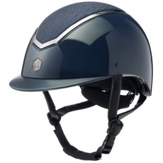 Charles Owen Kylo Riding Hat Sparkly Navy Gloss/Pewter Charles Owen Kylo Riding Hat Sparkly Navy Gloss/Pewter