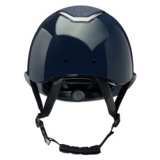 Charles Owen Kylo Riding Hat Wide Peak Sparkly Navy Gloss/Pewter Charles Owen Kylo Riding Hat Wide Peak Sparkly Navy Gloss/Pewter