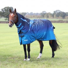 Tempest Original 50 Turnout Rug & Neck Set Blue Skelton