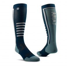 Ariat Slimline Performance Socks Reflecting Pond