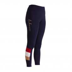 Aubrion Team Shield Riding Tights Navy 