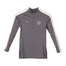 Aubrion Team Long Sleeve Baselayer Grey - Young Rider