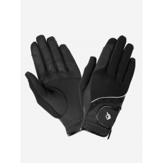 LeMieux Crystal Riding Gloves Black