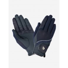 LeMieux Crystal Riding Gloves Navy