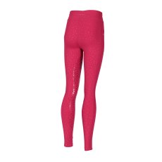 Aubrion Non Stop Riding Tights Young Rider Cerise