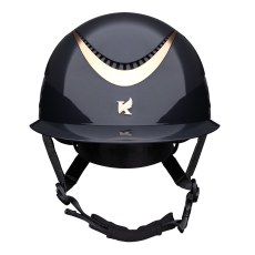 Karben Alina Ellipse WP Riding Hat Navy/Rose Gold Karben Alina Ellipse WP Riding Hat Navy/Rose Gold