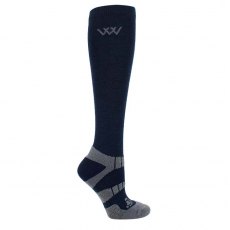Woof Wear Winter Riding Socks Navy/Grey 