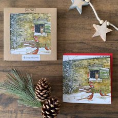 Alex Clark Christmas Horse Box Set of 8 Cards
