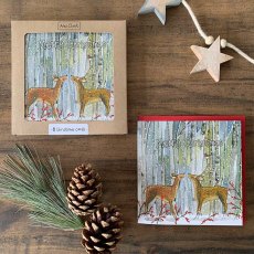 Alex Clark Christmas Deer Box Set of 8 Cards