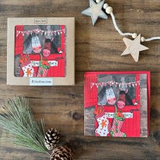 Alex Clark Christmas Stable Box Set of 8 Cards