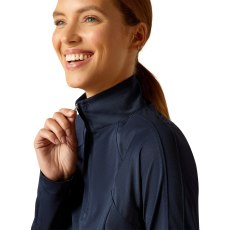 Ariat Womens SunStopper 3.0 1/4 Zip Baselayer Navy Ariat Womens SunStopper 3.0 1/4 Zip Baselayer Navy