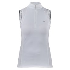 Aubrion Newbel Sleeveless Show Shirt White Aubrion Newbel Sleeveless Show Shirt White