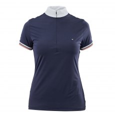 Aubrion Arcaster Show Shirt - Young Rider Navy