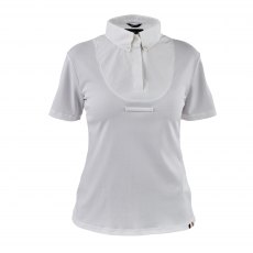 Aubrion Short Sleeve Tie Shirt - Young Rider White
