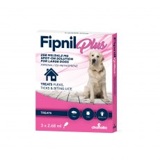 Chanelle Fipnil Plus Spot On For Large Dogs 20 - 40kg - 3 Pipettes