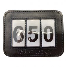 Woof Wear Bridle Number Holder Black