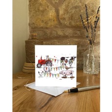 Eleanor Tomlinson Farmyard Birthday Greeting Card Eleanor Tomlinson Farmyard Birthday Greeting Card