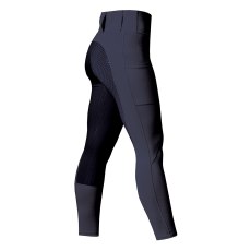 Equetech Luxe Crystal Winter Thermal Riding Tights Navy Equetech Luxe Crystal Winter Thermal Riding Tights Navy
