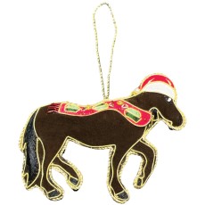 Equetech Christmas Decorations - Bay Horse Equetech Christmas Decorations - Bay Horse