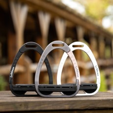 LeMieux Junior Vector Balance Stirrups Rose Gold LeMieux Junior Vector Balance Stirrups Rose Gold